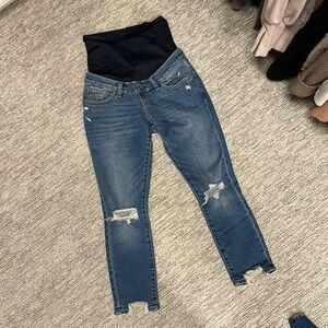 Abercrombie & Fitch // Distressed Maternity Jeans